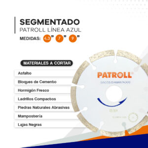 DISCOS DIAMANTADOS SEGMENTADOS [4.5"-7"-9"]